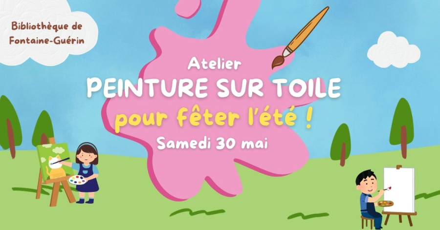 Bannieere Atelier peinture ete